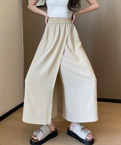 2ly2(トゥーリートゥー)の「ウエストゴムゆったりワイドパンツ(その他パンツ・レディース・ベージュ/グレー/ブラック・FREE)」の13枚目の写真