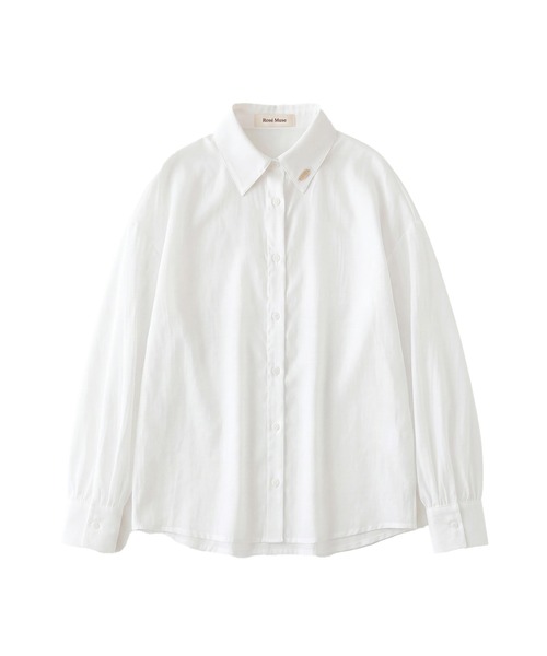 Rose Muse(ロゼミューズ)の「Volume sleeve sheer shirt(シャツ/ブラウス・レディース・ホワイト・FREE)」の9枚目の写真