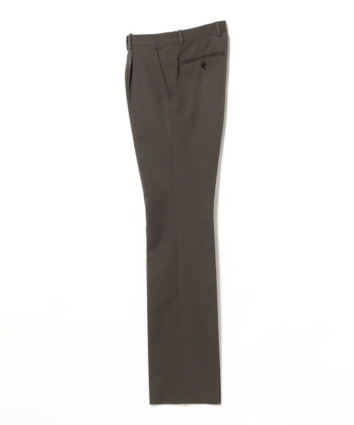 BEAMS F(ビームスエフ)の「【別注】ORTELO / ウール キャバリーツイル 1プリーツ シューカットスラックス(スラックス・メンズ・ダークブラウン・44/42/50/48/46)」の3枚目の写真