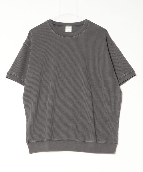 TETE HOMME（テットオム）の「【SEABEES/シービーズ】TCサーマル クルーネックTシャツ（Tシャツ/カットソー・メンズ・チャコールグレー/ブラック/アイボリー・MEDIUM/LARGE）」の15枚目の写真