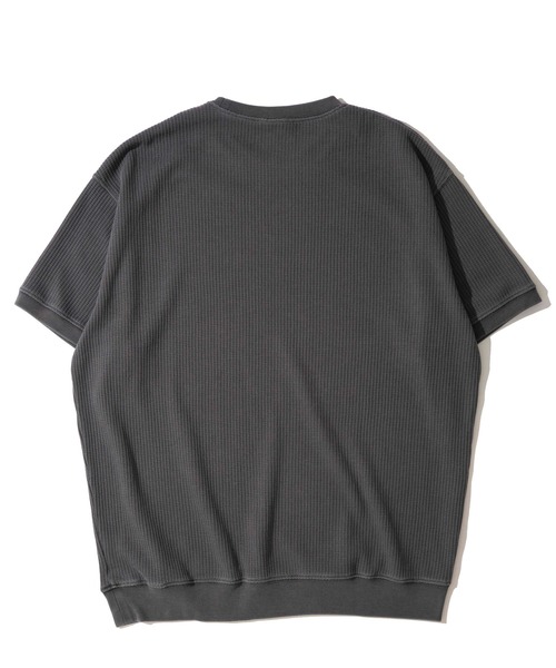 TETE HOMME（テットオム）の「【SEABEES/シービーズ】TCサーマル クルーネックTシャツ（Tシャツ/カットソー・メンズ・チャコールグレー/ブラック/アイボリー・MEDIUM/LARGE）」の8枚目の写真