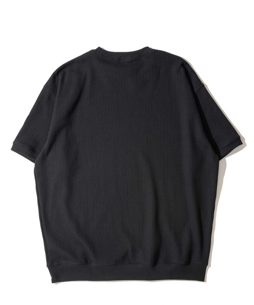 TETE HOMME（テットオム）の「【SEABEES/シービーズ】TCサーマル クルーネックTシャツ（Tシャツ/カットソー・メンズ・チャコールグレー/ブラック/アイボリー・MEDIUM/LARGE）」の5枚目の写真