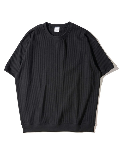 TETE HOMME（テットオム）の「【SEABEES/シービーズ】TCサーマル クルーネックTシャツ（Tシャツ/カットソー・メンズ・チャコールグレー/ブラック/アイボリー・MEDIUM/LARGE）」の6枚目の写真