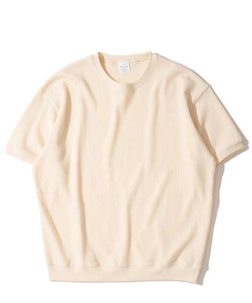 TETE HOMME（テットオム）の「【SEABEES/シービーズ】TCサーマル クルーネックTシャツ（Tシャツ/カットソー・メンズ・チャコールグレー/ブラック/アイボリー・MEDIUM/LARGE）」の9枚目の写真