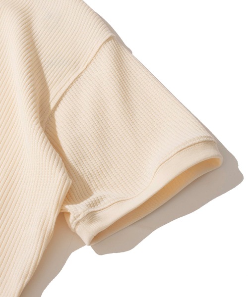 TETE HOMME（テットオム）の「【SEABEES/シービーズ】TCサーマル クルーネックTシャツ（Tシャツ/カットソー・メンズ・チャコールグレー/ブラック/アイボリー・MEDIUM/LARGE）」の13枚目の写真