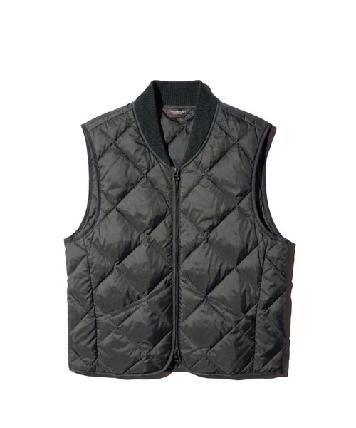 TOWNCRAFT(タウンクラフト)の「TOWNCRAFT / タウンクラフト QUILTING LIGHT DOWN VEST キルティング ライトダウンベスト(ダウンベスト・メンズ・オリーブ/ブラウン/ブラック・LARGE/MEDIUM)」の1枚目の写真