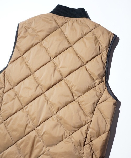 TOWNCRAFT(タウンクラフト)の「TOWNCRAFT / タウンクラフト QUILTING LIGHT DOWN VEST キルティング ライトダウンベスト(ダウンベスト・メンズ・オリーブ/ブラウン/ブラック・LARGE/MEDIUM)」の9枚目の写真