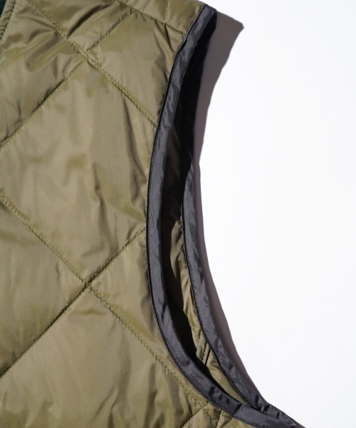 TOWNCRAFT(タウンクラフト)の「TOWNCRAFT / タウンクラフト QUILTING LIGHT DOWN VEST キルティング ライトダウンベスト(ダウンベスト・メンズ・オリーブ/ブラウン/ブラック・LARGE/MEDIUM)」の12枚目の写真