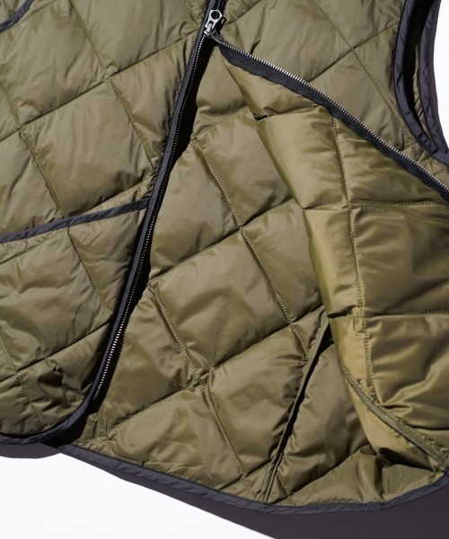TOWNCRAFT(タウンクラフト)の「TOWNCRAFT / タウンクラフト QUILTING LIGHT DOWN VEST キルティング ライトダウンベスト(ダウンベスト・メンズ・オリーブ/ブラウン/ブラック・LARGE/MEDIUM)」の15枚目の写真