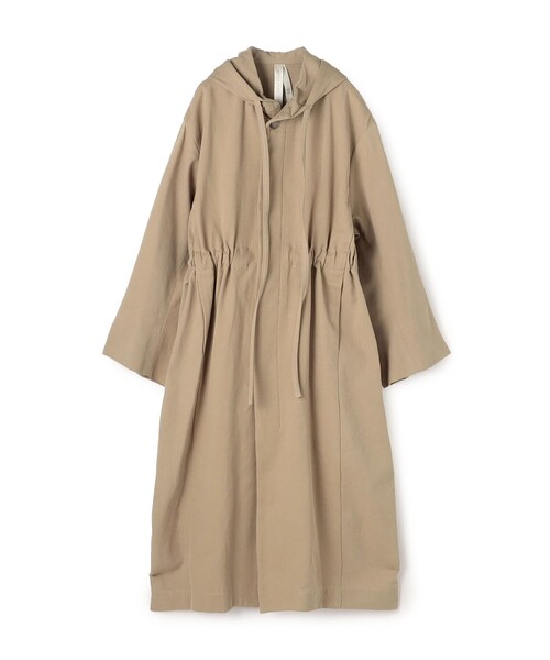TOMORROWLAND (トゥモローランド)の「LAUREN MANOOGIAN Hood トレンチコート(トレンチコート・レディース・ライトベージュ/チャコールグレー・0)」の1枚目の写真