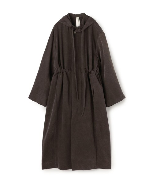 TOMORROWLAND (トゥモローランド)の「LAUREN MANOOGIAN Hood トレンチコート(トレンチコート・レディース・ライトベージュ/チャコールグレー・0)」の2枚目の写真