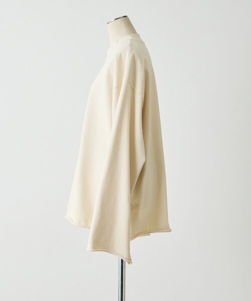 ear PAPILLONNER(イアパピヨネ)の「ラフスウェットトップス【SUM1 STYLE×MONT KEMMEL】(Tシャツ/カットソー・レディース・アイボリー/ブラック・FREE)」の22枚目の写真