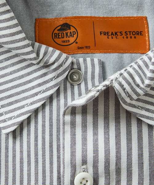 RED KAP(レッドキャップ)の「RED KAP/レッドキャップ 別注 クロップド オックスフォード ロングスリーブ ワークシャツ(シャツ/ブラウス・メンズ・チャコールグレー/サックスブルー/イエロー/ブルー/その他13・LARGE/MEDIUM)」の12枚目の写真