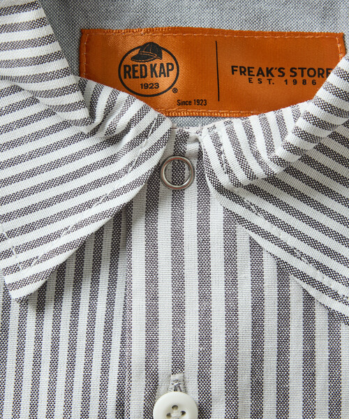 RED KAP(レッドキャップ)の「RED KAP/レッドキャップ 別注 クロップド オックスフォード ロングスリーブ ワークシャツ(シャツ/ブラウス・メンズ・チャコールグレー/サックスブルー/イエロー/ブルー/その他13・LARGE/MEDIUM)」の13枚目の写真