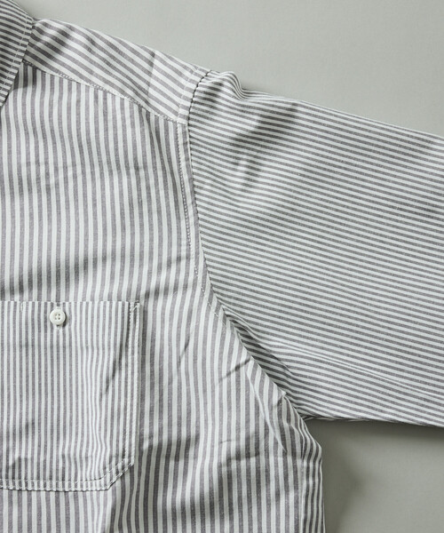 RED KAP(レッドキャップ)の「RED KAP/レッドキャップ 別注 クロップド オックスフォード ロングスリーブ ワークシャツ(シャツ/ブラウス・メンズ・チャコールグレー/サックスブルー/イエロー/ブルー/その他13・LARGE/MEDIUM)」の14枚目の写真