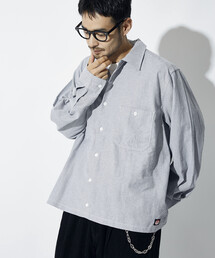 RED KAP（レッドキャップ）の「RED KAP/レッドキャップ 別注 クロップド オックスフォード ロングスリーブ ワークシャツ（シャツ/ブラウス）」