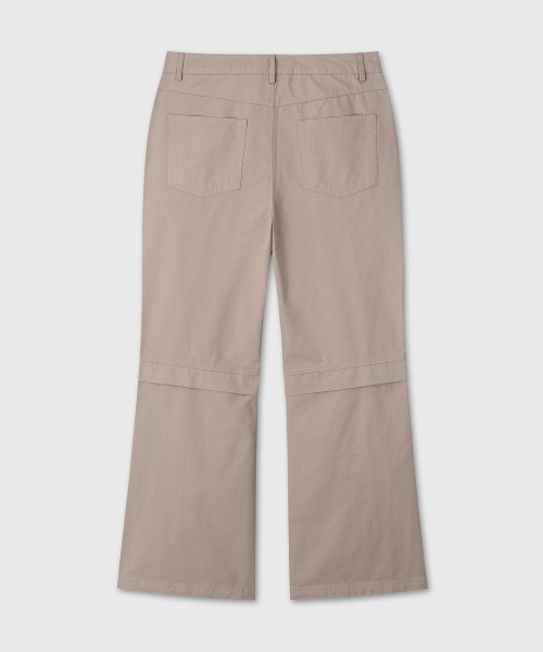 DIVEIN(ダイブイン)の「LOUNGE COTTON FLARE PANTS (BEIGE)(その他パンツ・メンズ・その他・1/2/0)」の2枚目の写真