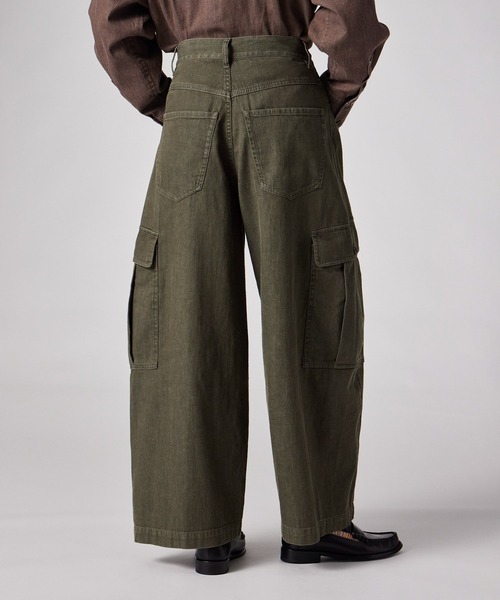 Paul Smith(ポールスミス)の「ウィメンズ ウォッシュドデニム ワークトラウザーズ / 265202 412T(その他パンツ・レディース・オリーブ/ブラウン・40)」の19枚目の写真