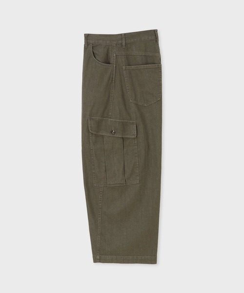 Paul Smith(ポールスミス)の「ウィメンズ ウォッシュドデニム ワークトラウザーズ / 265202 412T(その他パンツ・レディース・オリーブ/ブラウン・40)」の13枚目の写真
