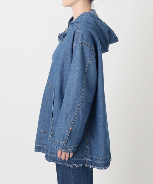 B.C STOCK(ベーセーストック)の「ウォッシャブル / DU JOUR / デュ ジュール JEAN MEXICAN PARKA(シャツ/ブラウス・レディース・ブルー系その他・FREE)」の10枚目の写真
