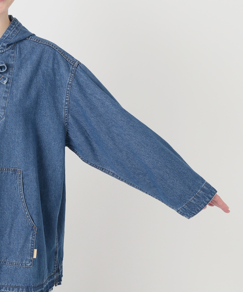B.C STOCK(ベーセーストック)の「ウォッシャブル / DU JOUR / デュ ジュール JEAN MEXICAN PARKA(シャツ/ブラウス・レディース・ブルー系その他・FREE)」の13枚目の写真