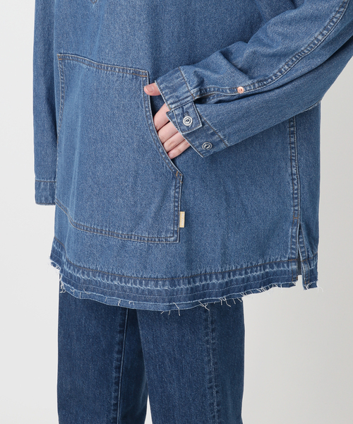 B.C STOCK(ベーセーストック)の「ウォッシャブル / DU JOUR / デュ ジュール JEAN MEXICAN PARKA(シャツ/ブラウス・レディース・ブルー系その他・FREE)」の14枚目の写真