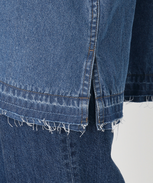 B.C STOCK(ベーセーストック)の「ウォッシャブル / DU JOUR / デュ ジュール JEAN MEXICAN PARKA(シャツ/ブラウス・レディース・ブルー系その他・FREE)」の15枚目の写真