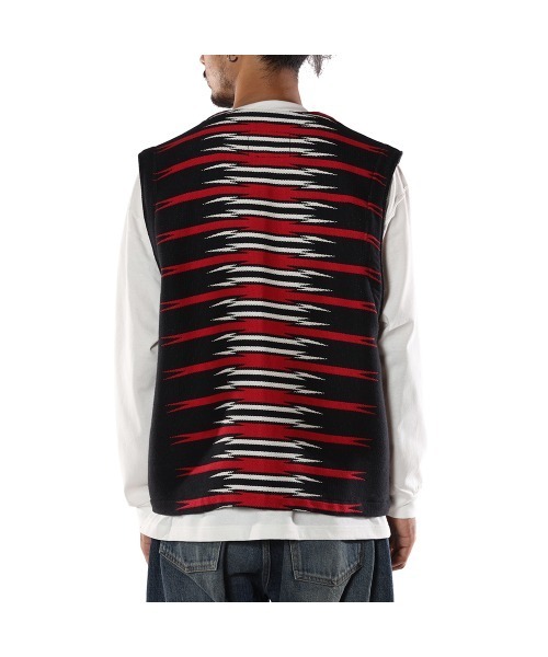 CALEE(キャリー)の「NATIVE BLANKET VEST(その他アウター・メンズ・ブラック・MEDIUM/LARGE/X-LARGE)」の2枚目の写真