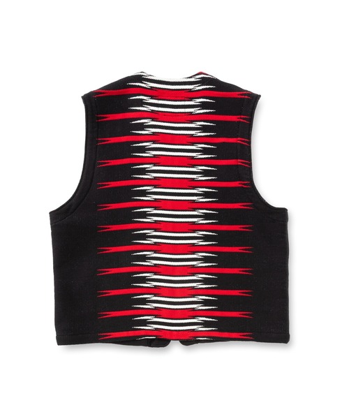 CALEE(キャリー)の「NATIVE BLANKET VEST(その他アウター・メンズ・ブラック・MEDIUM/LARGE/X-LARGE)」の7枚目の写真