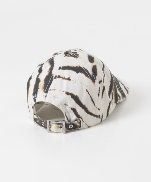 GANNI(ガニー)の「GANNI PRINTED ZEBRA CAP(キャップ・レディース・アニマル・-)」の4枚目の写真
