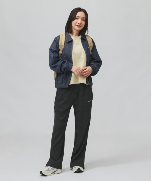 NEW BALANCE（ニューバランス）の「【別注】ニューバランス New Balance ワイドリブパンツ 限定コラボ（その他パンツ・レディース・オフホワイト/ブラック・S/L）」の10枚目の写真