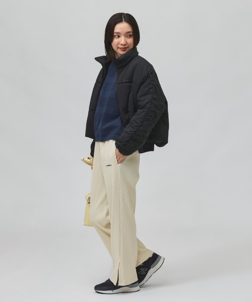 NEW BALANCE（ニューバランス）の「【別注】ニューバランス New Balance ワイドリブパンツ 限定コラボ（その他パンツ・レディース・オフホワイト/ブラック・S/L）」の6枚目の写真