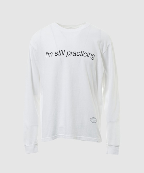 TANGTANG(タンタン)の「TEXT/PRACTICING(Tシャツ/カットソー・メンズ・ホワイト・XL/L/M)」の1枚目の写真