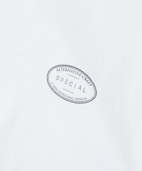 TANGTANG(タンタン)の「TEXT/PRACTICING(Tシャツ/カットソー・メンズ・ホワイト・XL/L/M)」の4枚目の写真