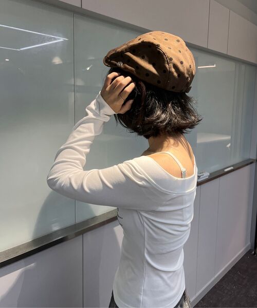 THE GREEN LAB（ザグリーンラボ）の「オフショルダー ステラ ロングスリーブ [チャコールグレー]（Tシャツ/カットソー・レディース・その他・FREE）」の14枚目の写真