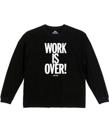 NOBOUND（ノーバウンド） 長袖Tシャツ メッセージロゴ プリント ビッグシルエット ロンT トップス メンズ ユニセックス