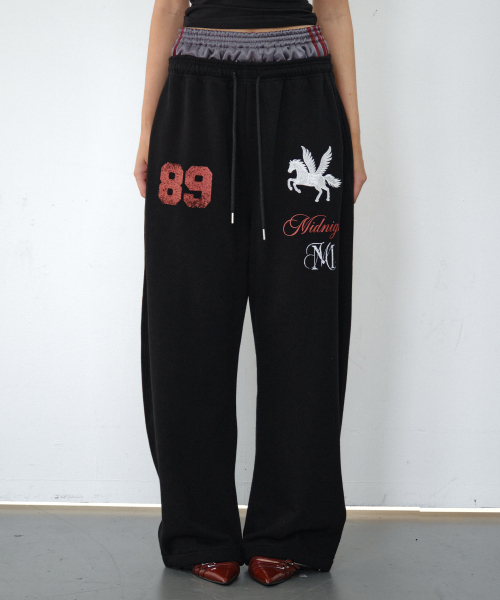 Midnight Move(ミッドナイトムーブ)の「horse pants (black)(スウェットパンツ・レディース・その他・FREE)」の1枚目の写真