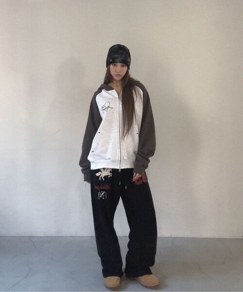 Midnight Move(ミッドナイトムーブ)の「horse pants (black)(スウェットパンツ・レディース・その他・FREE)」の6枚目の写真