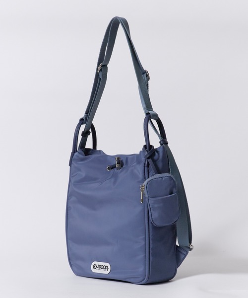 OUTDOOR PRODUCTS(アウトドアプロダクツ)の「OUTDOOR PRODUCTS/アウトドアプロダクツ Drawstring 2way Rucksack リュック ショルダー ナイロン 2way カジュアル シーズンレス カジュアル 2026秋冬(バックパック/リュック・メンズ・ブラック/ブルーグレー/キャメル・FREE)」の4枚目の写真