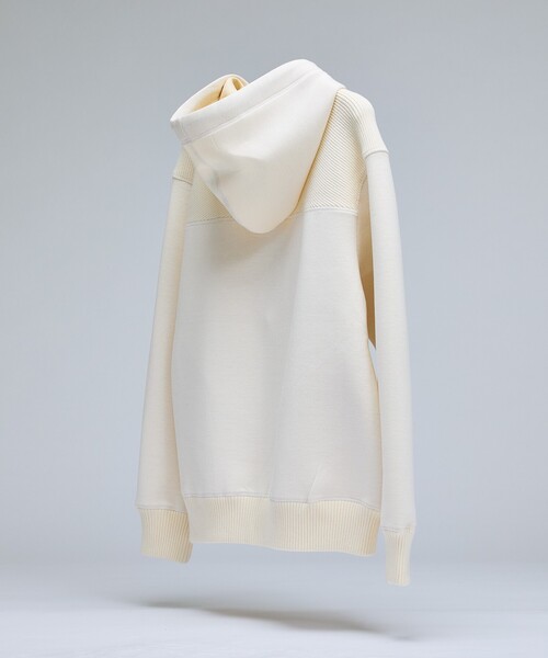 DESIGNWORKS(デザインワークス)の「【一部店舗限定】【セットアップ対応】接結ダブルフェイス フーディー(パーカー・メンズ・ブラック/グレー/オフホワイト・46/48/50)」の18枚目の写真
