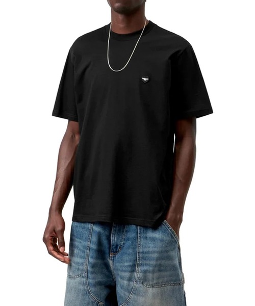 Carhartt WIP(カーハートダブリューアイピー)の「CARHARTT WIP S/S SMALL HEART T-SHIRT(Tシャツ/カットソー・メンズ・ホワイト/ブラック・M)」の2枚目の写真