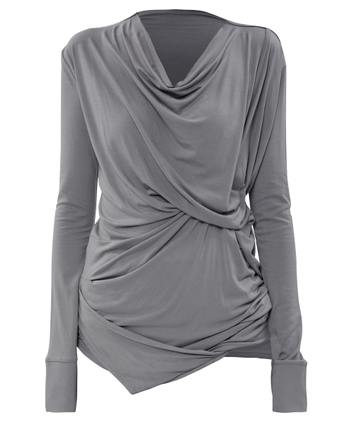 FLAREUP（フレアアップ）の「ミヤ ロングスリーブ (FL-195_Gray)（Tシャツ/カットソー・レディース・グレー・OS）」の4枚目の写真