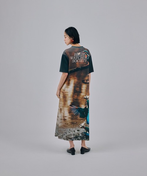 NON TOKYO(ノントーキョー)の「NON TOKYO/ノントーキョー/PRINT RIB HALF SLEEVE ONE-PIECEプリントリブ半袖ワンピース(ワンピース・レディース・その他/その他2/その他1・1/2)」の8枚目の写真