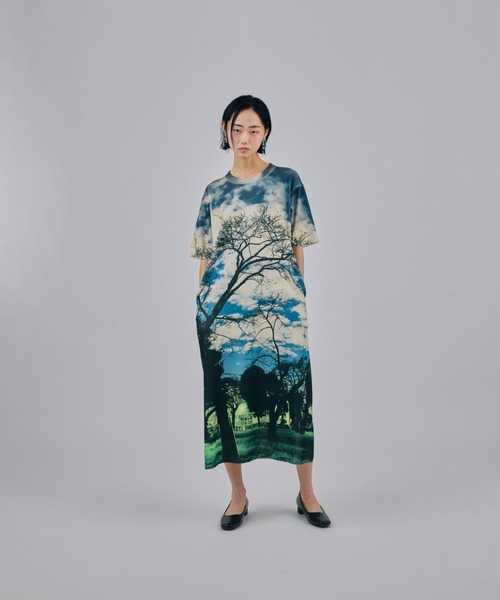 NON TOKYO(ノントーキョー)の「NON TOKYO/ノントーキョー/PRINT RIB HALF SLEEVE ONE-PIECEプリントリブ半袖ワンピース(ワンピース・レディース・その他/その他2/その他1・1/2)」の11枚目の写真