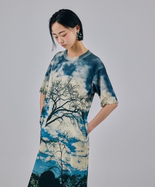 NON TOKYO(ノントーキョー)の「NON TOKYO/ノントーキョー/PRINT RIB HALF SLEEVE ONE-PIECEプリントリブ半袖ワンピース(ワンピース・レディース・その他/その他2/その他1・1/2)」の14枚目の写真