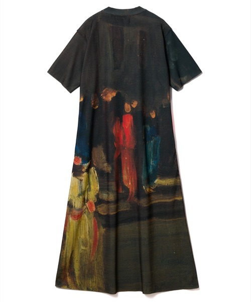 NON TOKYO(ノントーキョー)の「NON TOKYO/ノントーキョー/PRINT RIB HALF SLEEVE ONE-PIECEプリントリブ半袖ワンピース(ワンピース・レディース・その他/その他2/その他1・1/2)」の22枚目の写真
