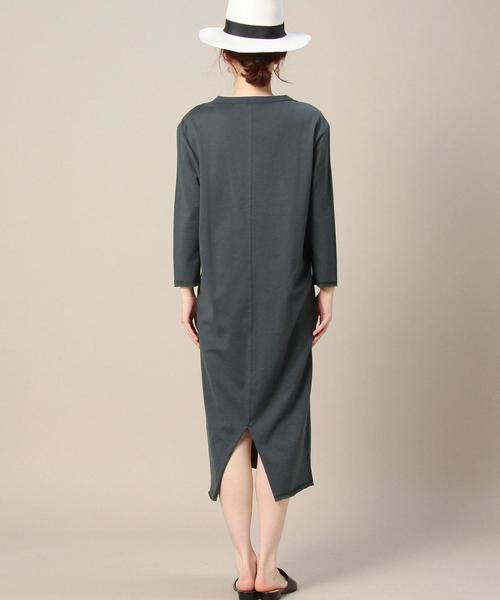 BEAUTY&YOUTH UNITED ARROWS（ビューティーアンドユースユナイテッドアローズ）の「BY 40/2 コットンマキシワンピース◆（ワンピース・レディース・ベージュ/コバルトブルー/ブラック・FREE）」の4枚目の写真