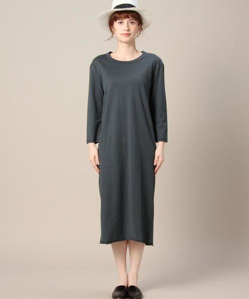 BEAUTY&YOUTH UNITED ARROWS（ビューティーアンドユースユナイテッドアローズ）の「BY 40/2 コットンマキシワンピース◆（ワンピース・レディース・ベージュ/コバルトブルー/ブラック・FREE）」の5枚目の写真