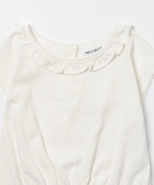 B:MING by BEAMS（ビーミングバイビームス）の「ビーミング by ビームス / フリルぺプラムトップス（シャツ/ブラウス・キッズ・ピンク/サックスブルー/オフホワイト・100/110/120/140/130/150/90/80）」の8枚目の写真