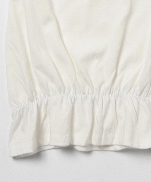 B:MING by BEAMS（ビーミングバイビームス）の「ビーミング by ビームス / フリルぺプラムトップス（シャツ/ブラウス・キッズ・ピンク/サックスブルー/オフホワイト・100/110/120/140/130/150/90/80）」の10枚目の写真